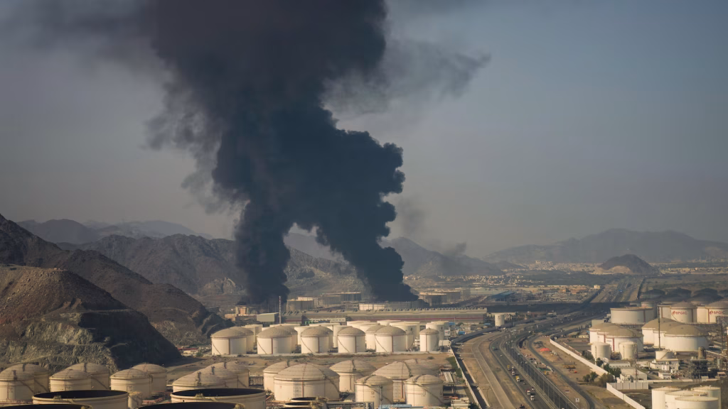 Gulf nations face new assaults following Iran's evacuation warning for three major UAE ports.