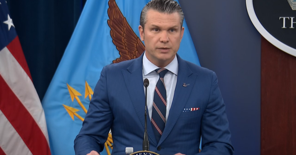 Hegseth asserts lack of definitive proof regarding new Iranian mines in the Strait of Hormuz.