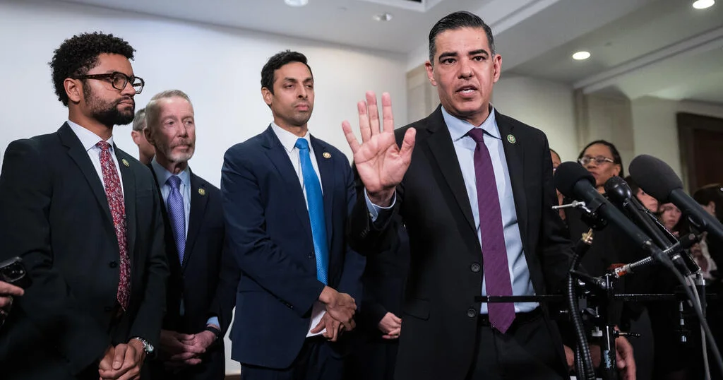 House Democrats exit contentious briefing with Bondi regarding Epstein documents, labeling it a "sham hearing."