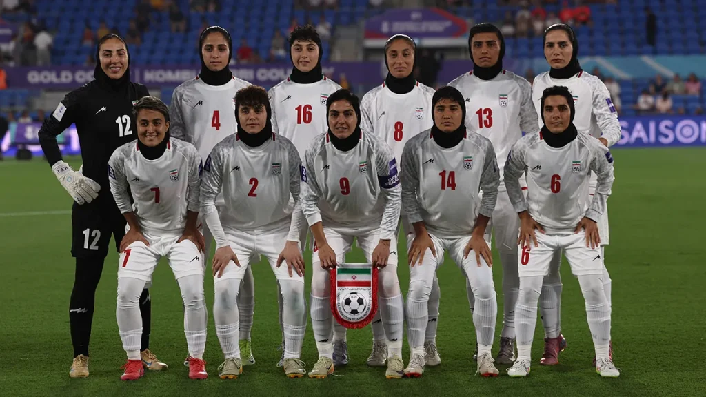 Iranian women's soccer squad declines to sing national anthem during Asian Cup match