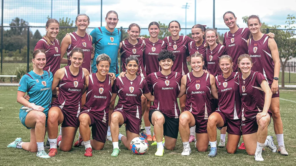 Iranian women's soccer team participates in training sessions with an Australian club.