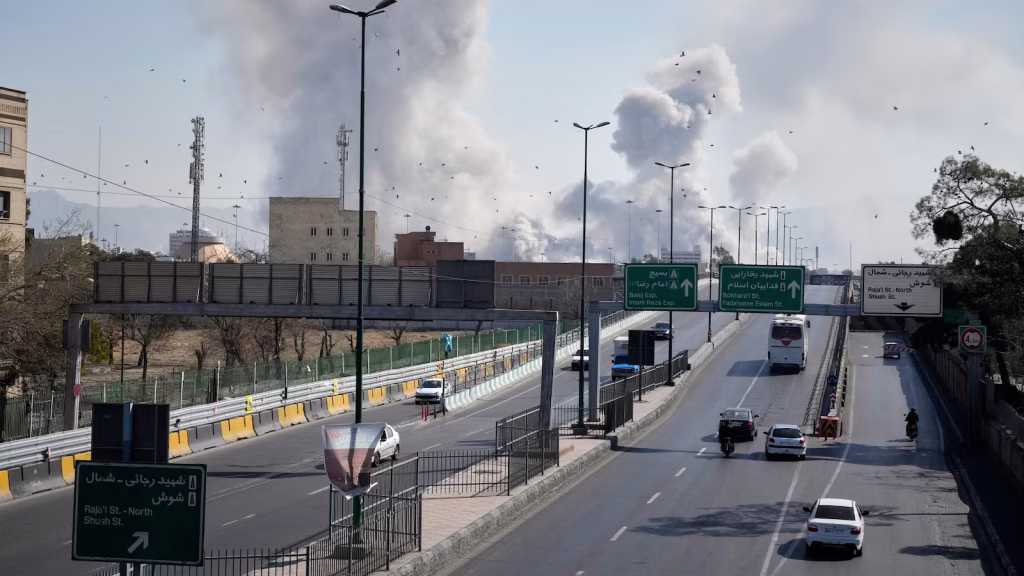 Israel targets Beirut and Tehran amid Iranian missile strikes on Israel and Gulf regions.