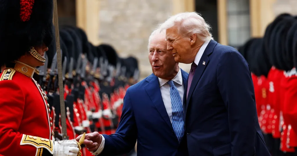 King Charles III plans trip to the U.S. in late April, will participate in a state dinner at the White House, according to Trump.