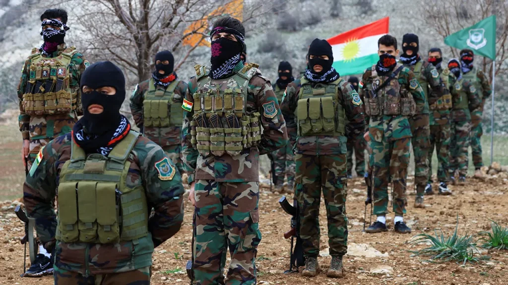 [Kurdish opposition factions declare readiness to confront Iran in response to U.S. influence.