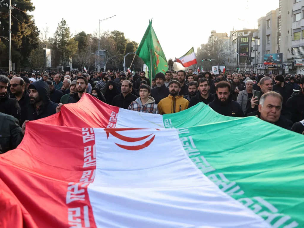 Large crowds in Iran grieve following assassination of Khamenei