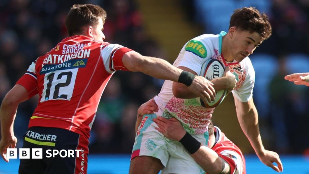 Leicester tops Gloucester 36-17 with strong opening performance in Premiership match