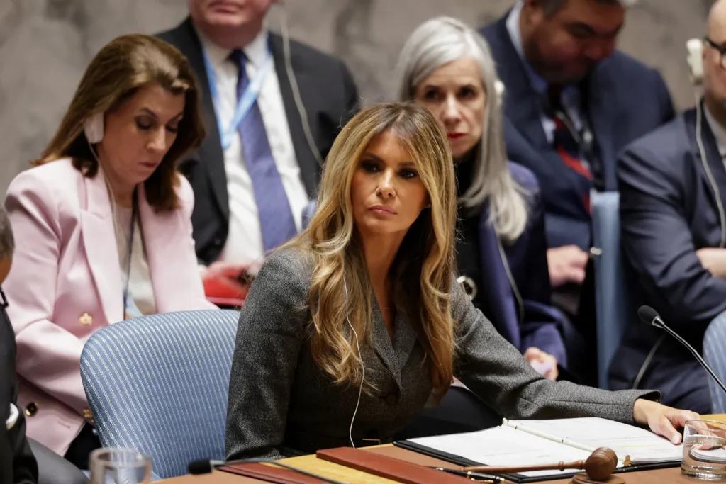 Melania Trump leads UN discussion on children following recent school attack in Iran amid ongoing tensions with Israel.