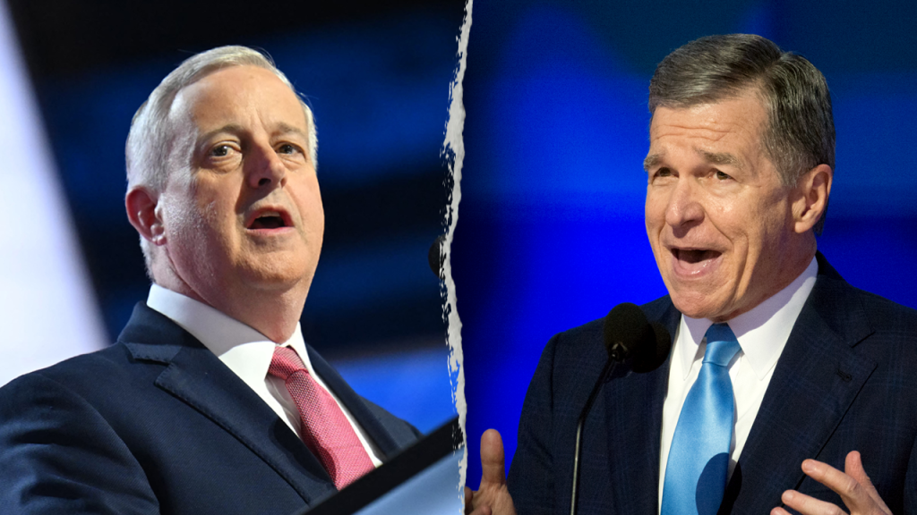 Michael Whatley and Roy Cooper secure victories in North Carolina Senate primaries ahead of November election.