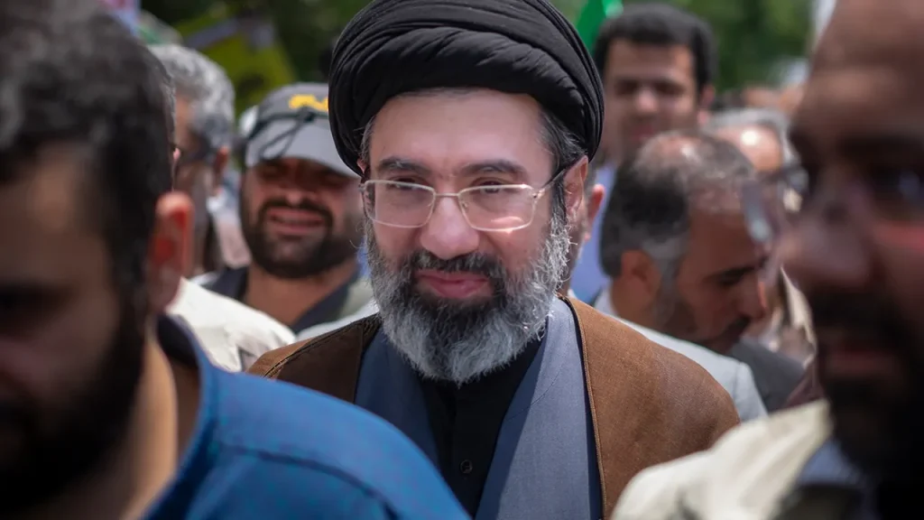 [Mojtaba Khamenei, son of Ayatollah Khamenei, reportedly chosen as Iran's next supreme leader.
