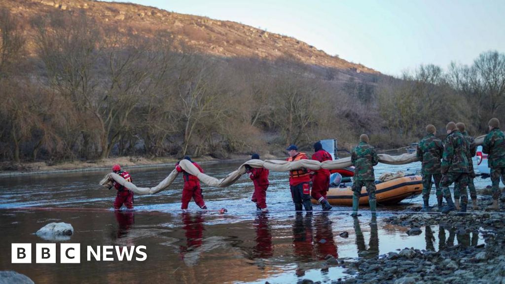 [Moldova experiences water supply disruption following oil spill attributed to Russian attack in Ukraine.