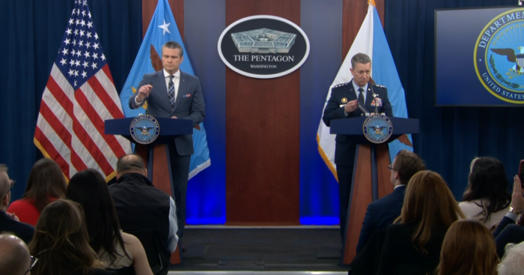 Pete Hegseth announces significant military aid to be unveiled today in the Iran conflict.