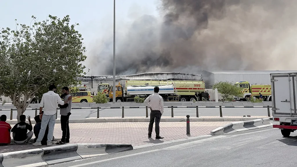 [Qatar suspends significant LNG production due to drone attacks from Iran.