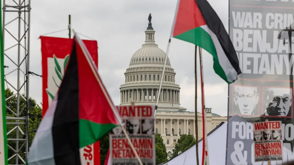 Recent national survey shows significant decline in American support for Israel.
