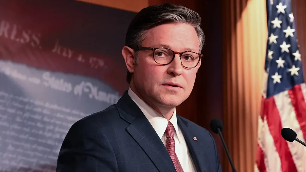 Speaker Mike Johnson identifies Sharia law as a significant concern in the United States.