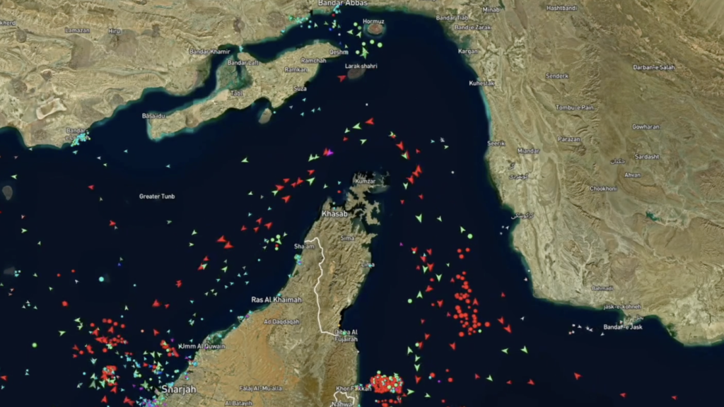 The conflict in Iran has resulted in the closure of the Strait of Hormuz.