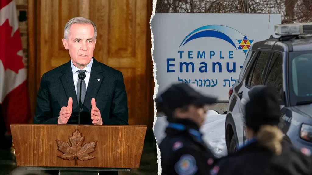 [Three synagogues targeted by gunfire amid rising antisemitic events in Canada.