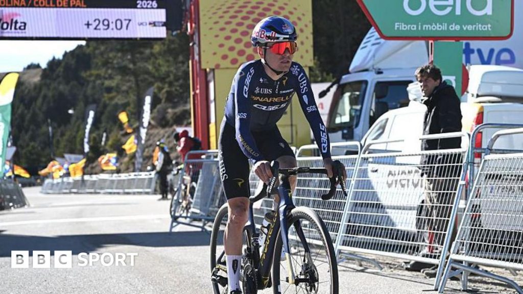 Tom Pidcock withdraws from Tour of Catalunya due to serious fall.