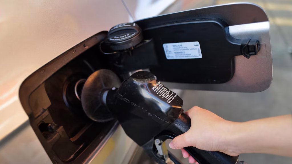 Trump highlighted increased tax refunds this year, but many Americans are expected to use them for fuel expenses.