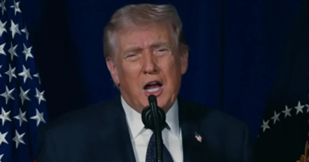 Trump states conflict with Iran will persist until all goals are met.