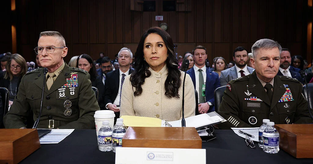 Tulsi Gabbard and senior intelligence officials provide testimony at Senate hearing regarding U.S. threats.