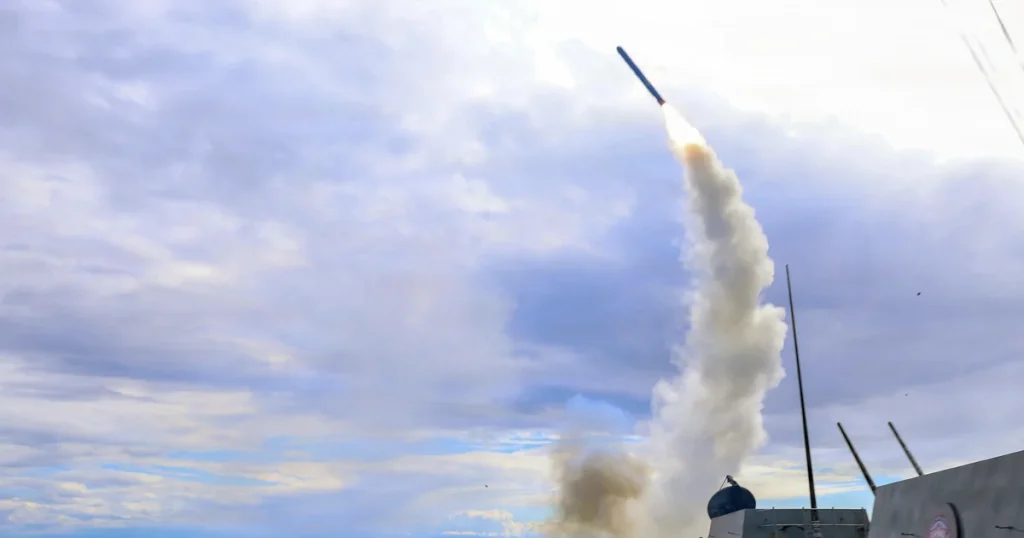 U.S. Tomahawk missile usage in the Iran conflict exceeds the rate of replenishment in the stockpile.