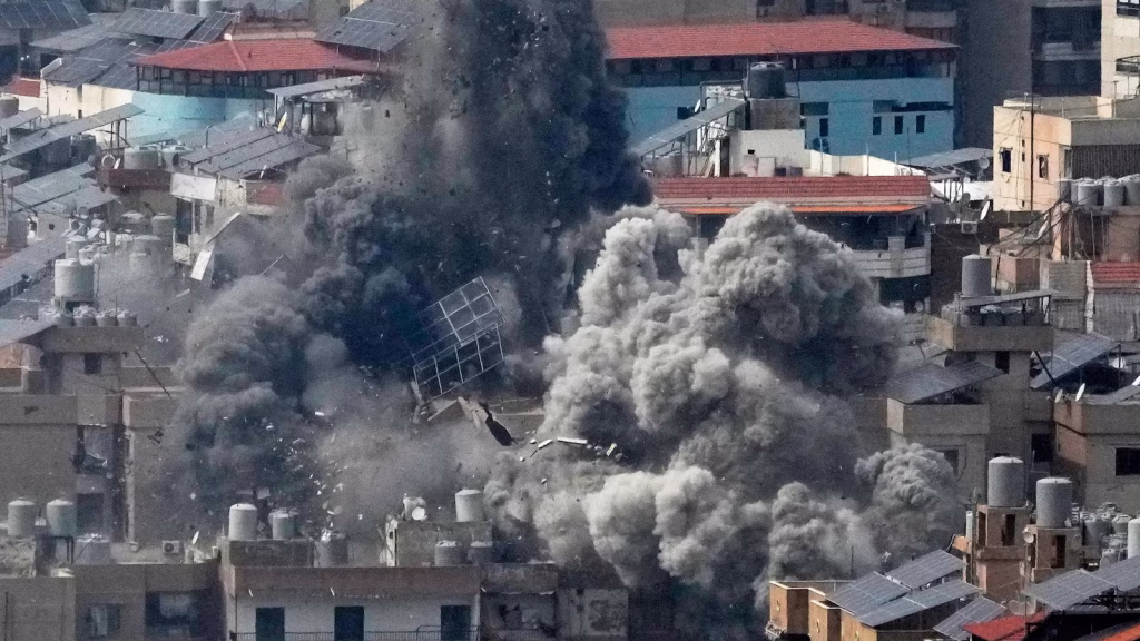 US warns of increased bombing as Iranian strikes hit Gulf nations.