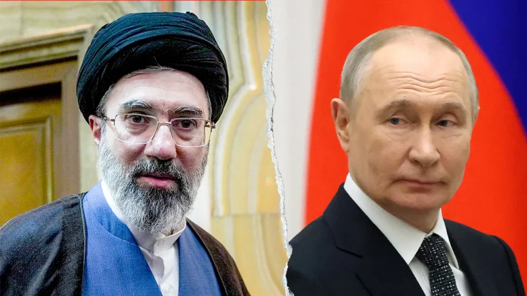 [Zelenskyy alleges Russia is providing satellite intelligence on U.S. military installations to Iran.