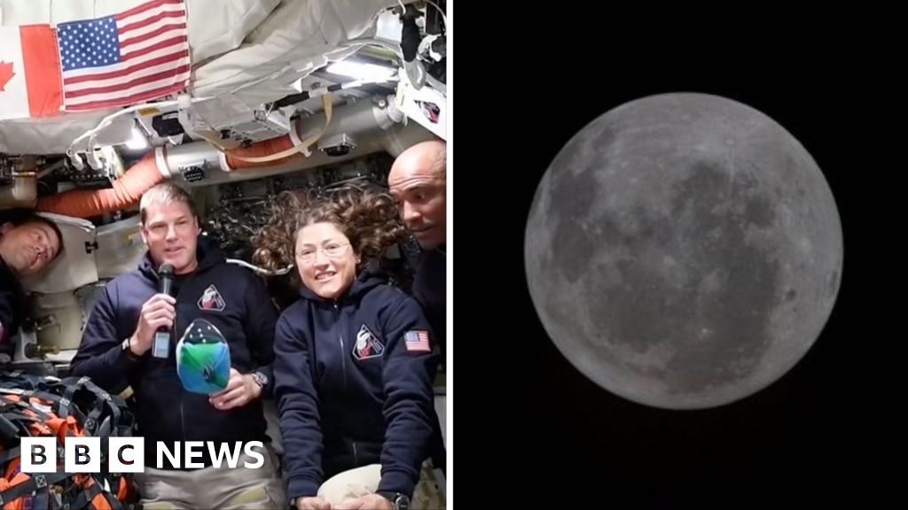 Artemis II astronauts catch initial view of the Moon's far side.