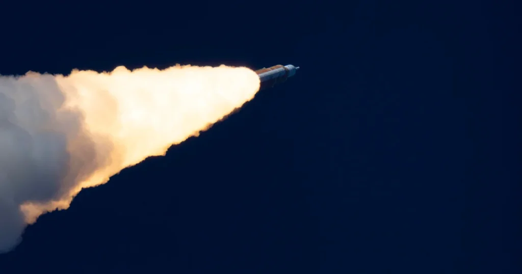 Artemis II astronauts embark on dynamic first day in space following successful launch.