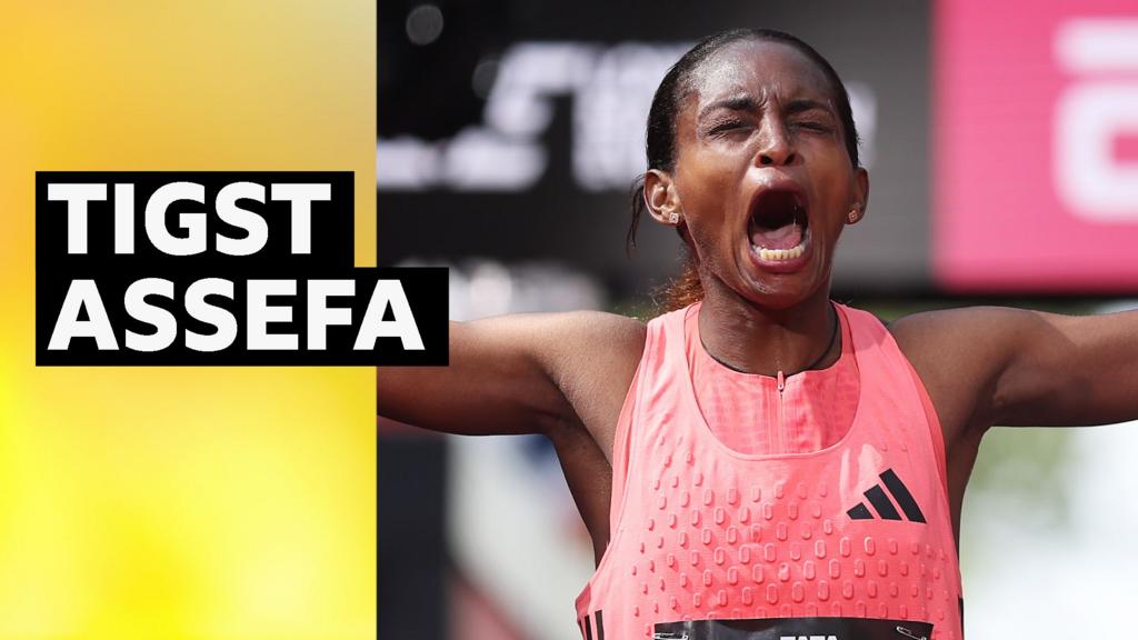 Assefa sets a new world record while claiming victory at the London Marathon.