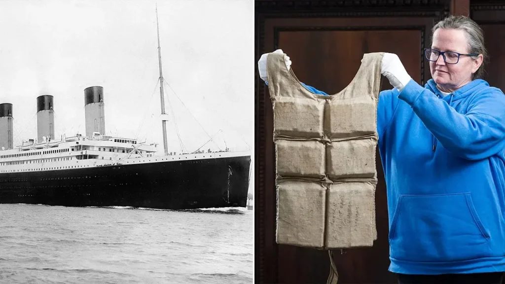 Auction nets over $900,000 for Titanic survivor's life vest