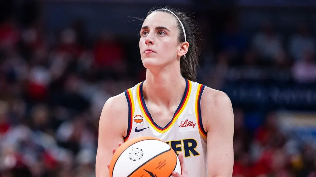 Caitlin Clark leaves preseason match following collision with Wings player