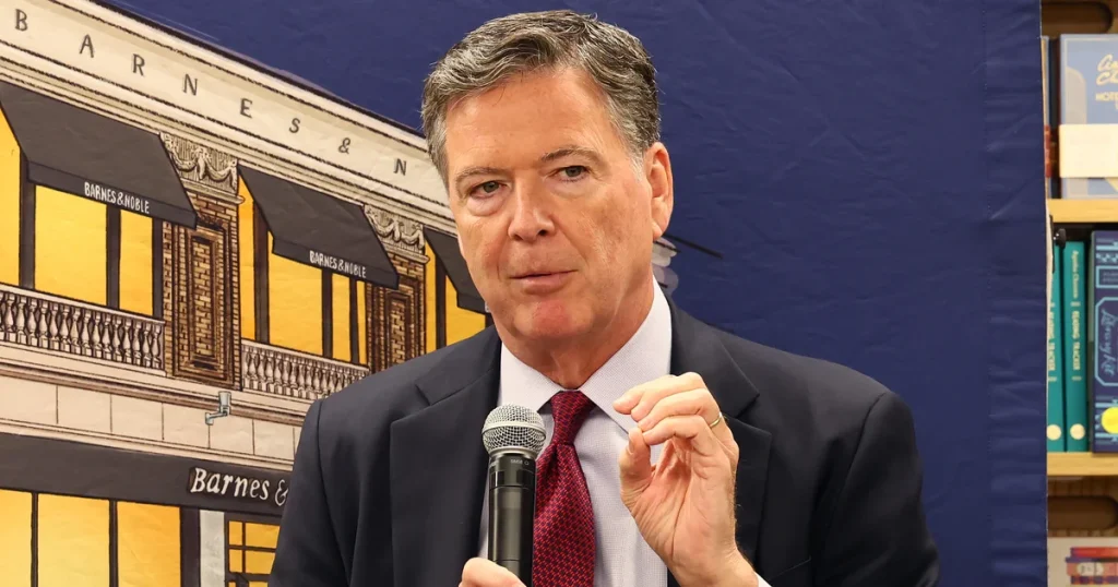 Comey faces court following charges of reportedly threatening Trump.