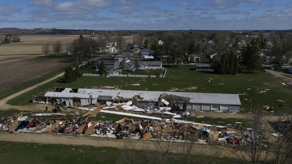 Communities initiate cleanup efforts following tornadoes and severe weather events in the Midwest.