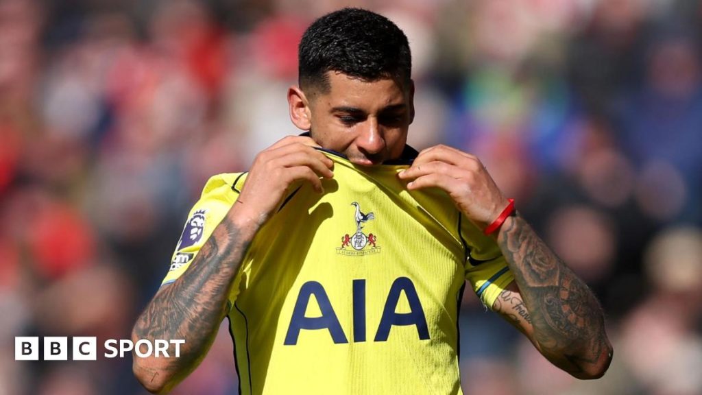 Cristian Romero sidelined for the remainder of the season due to knee injury, impacting Tottenham's Premier League survival chances.