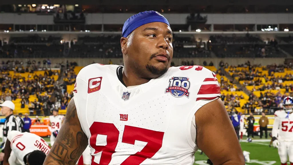 Dexter Lawrence expresses determination following trade from Giants to Bengals.