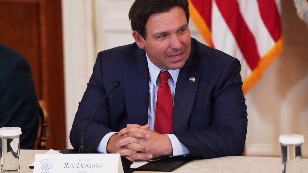 Florida's redistricting battle brings Ron DeSantis to the forefront of GOP discussions.