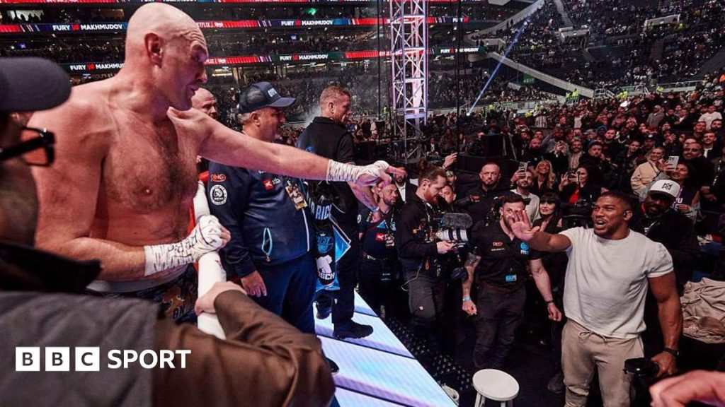 Frank Warren states that Anthony Joshua's loss in a preliminary fight could prevent a match with Tyson Fury.