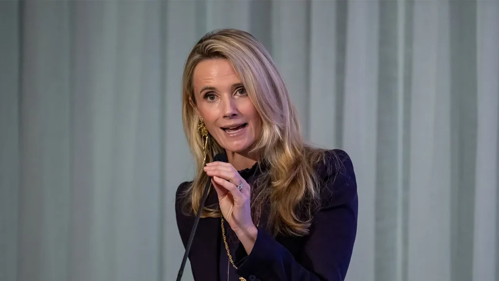 Gavin Newsom's spouse criticizes Trump's '60 Minutes' interview as a representation of accepted misogyny.