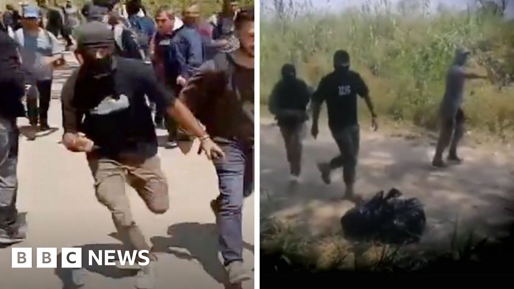 [Greek authorities employing masked operatives to enforce migrant border expulsions
