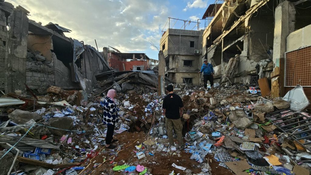 Hezbollah leader discusses conflict with Israel in Lebanon.