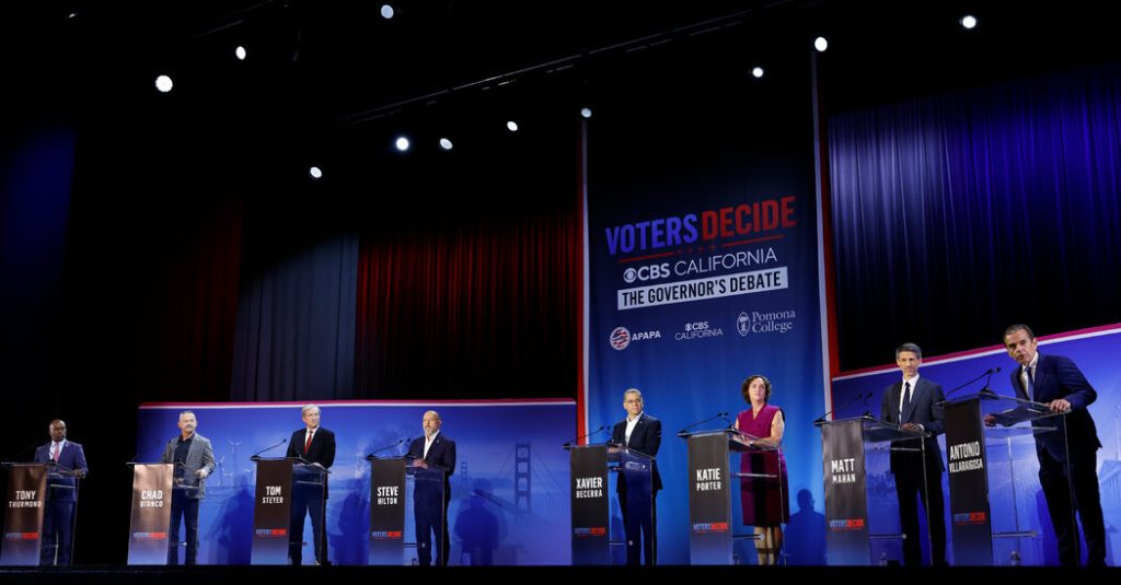 Highlights from the California Governor Debate Held at Pomona College