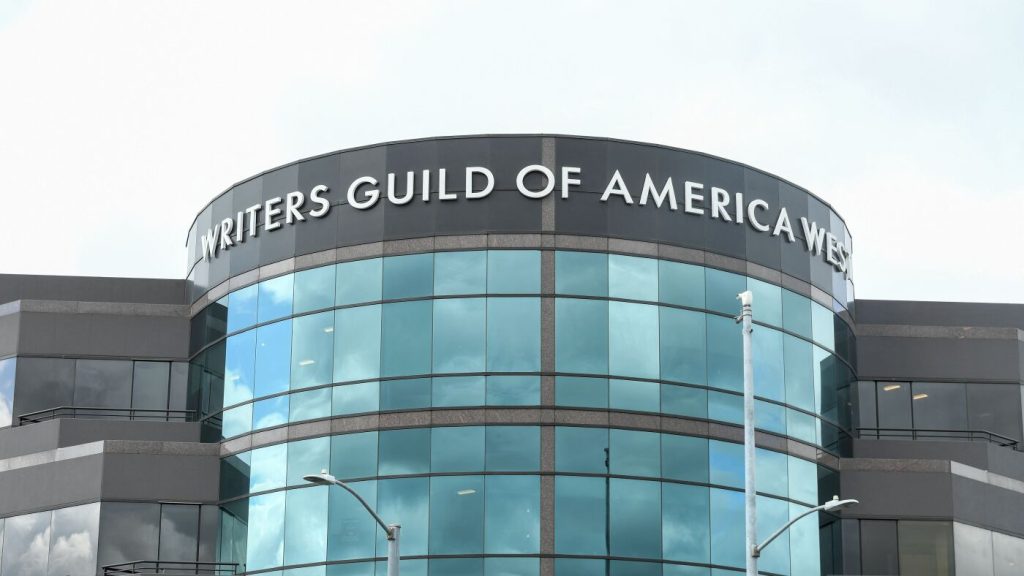 Hollywood studios and writers union strike preliminary deal.