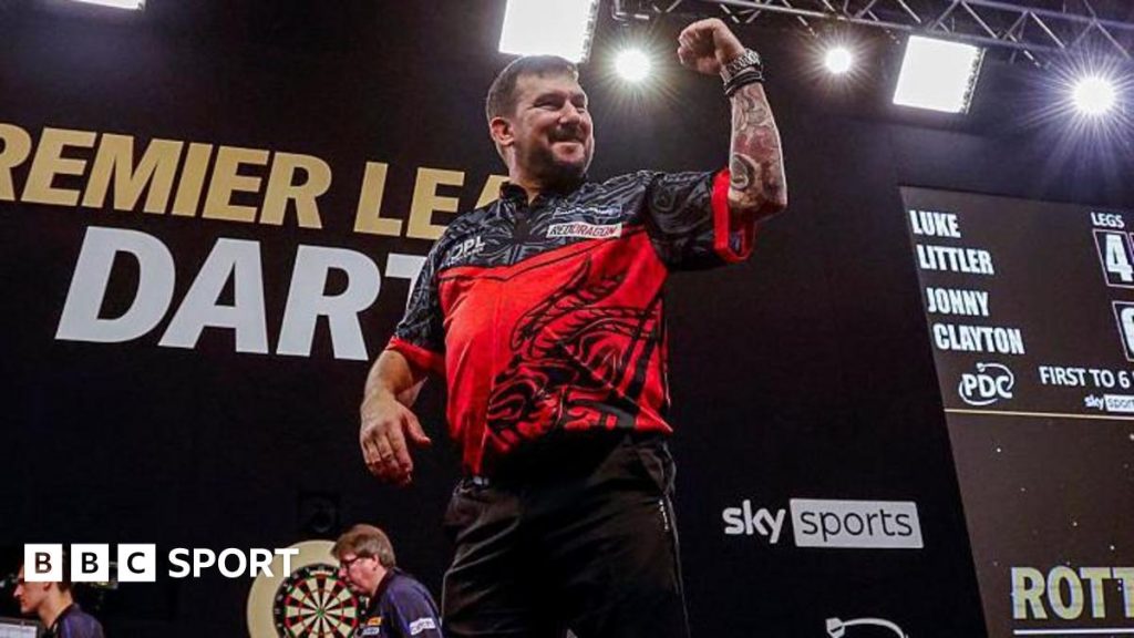 Jonny Clayton: Ex-plasterer shines in Premier League darts