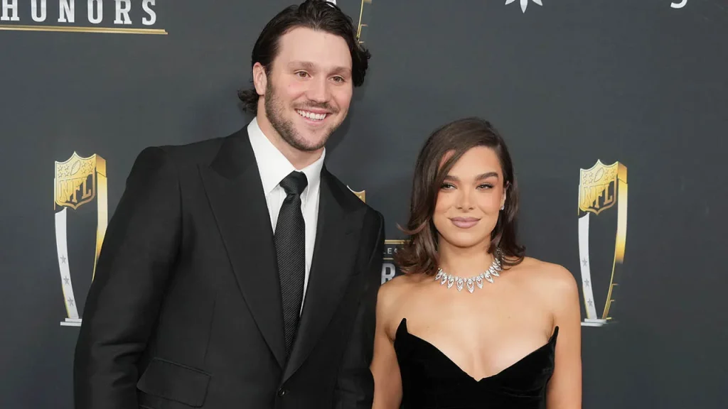 Josh Allen and Hailee Steinfeld welcome their first baby.