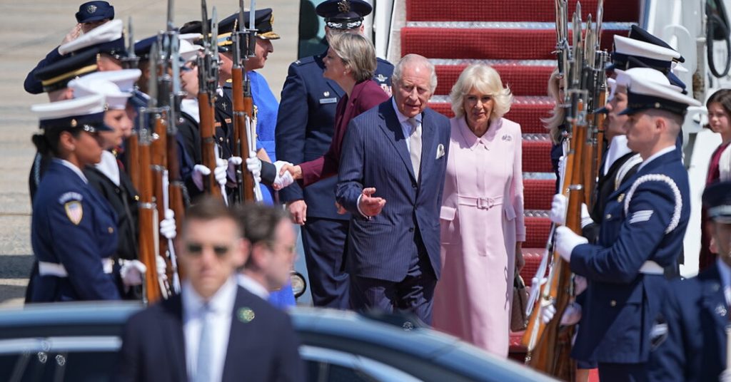 King Charles and Queen Camilla Land in the United States for Visit
