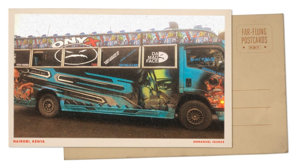 Nairobi Public Transport Vehicle Captured in Photograph