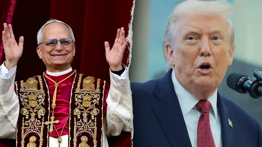 Pope Leo responds to Trump, emphasizing that the message of peace is based in the Gospel.