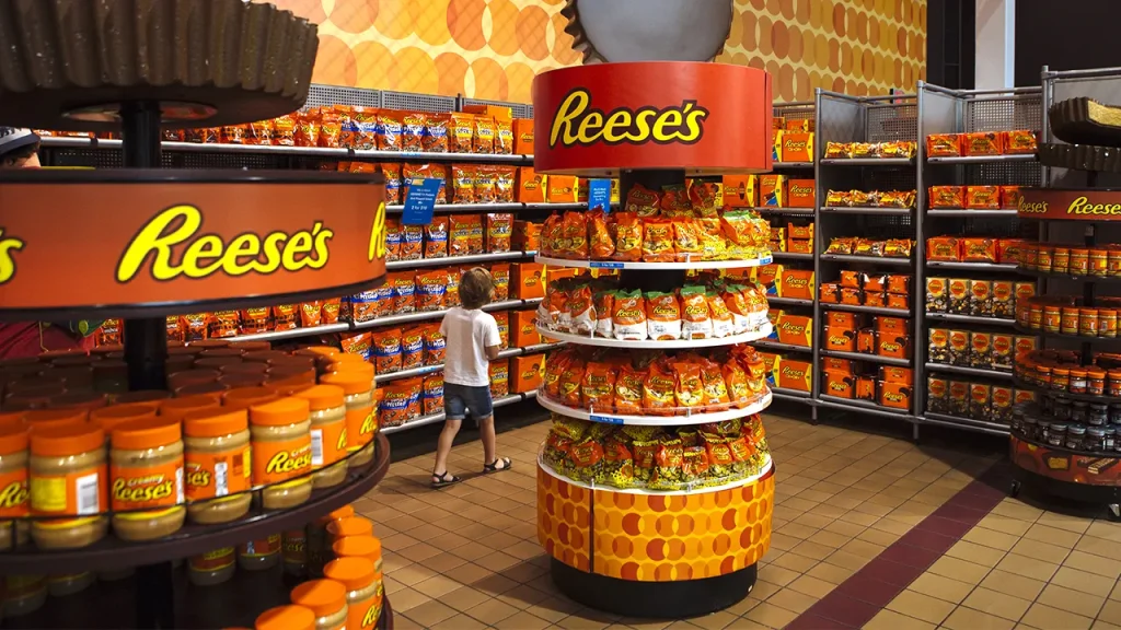 Relative of Reese's candy asserts Hershey replaced milk chocolate with vegetable fats.