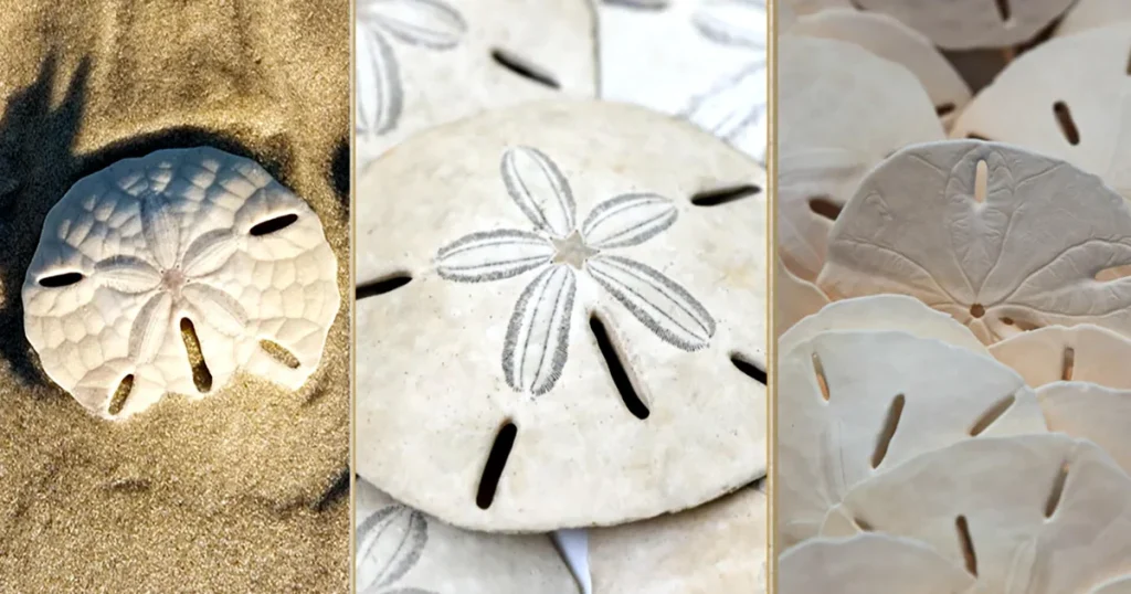Searching for sand dollar treasures on the beach